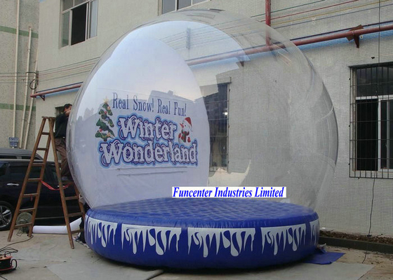 Van de de Sneeuwbol van het de wintersprookjesland de Opblaasbare Grote Diameter voor Reusachtige Bevattende Ruimten