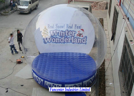 Van de de Sneeuwbol van het de wintersprookjesland de Opblaasbare Grote Diameter voor Reusachtige Bevattende Ruimten