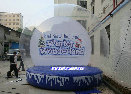 Van de de Sneeuwbol van het de wintersprookjesland de Opblaasbare Grote Diameter voor Reusachtige Bevattende Ruimten