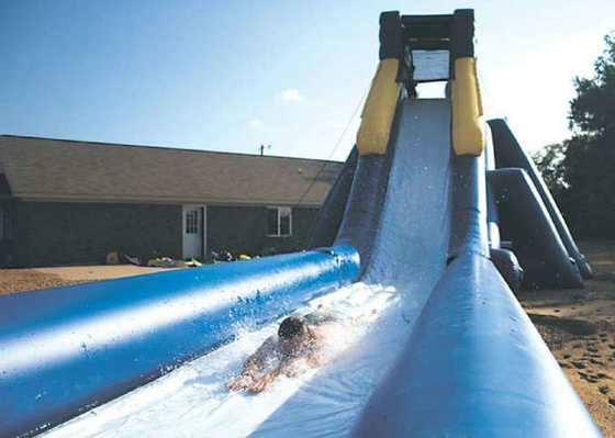 Reuzedia's 20mx7mx8m van het Grootte Opblaasbare Water Afmeting voor Schuifspel het Spelen