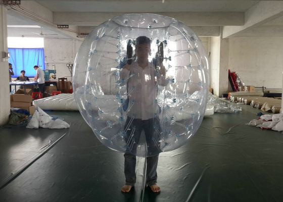 De Opblaasbare Menselijke Bal van het voetbalspel, de Bal Loodvrije Materialen van de Bumperbel