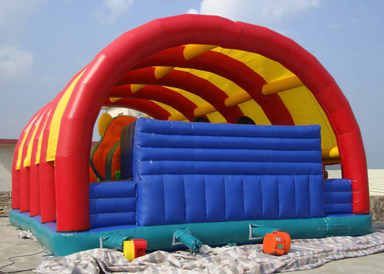 Daktent die Opblaasbaar Pretpark 0.55mm beschermen Diktematerialen