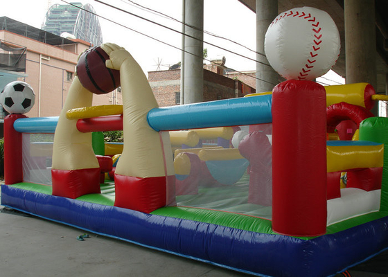 Sporten - als thema gehad Openlucht Opblaasbaar Park, het Opblaasbare Park van de 1 Jaargarantie voor Volwassenen