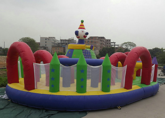 Het openlucht Opblaasbare Gemakkelijke Onderhoud van het Waterpark 10mx8m 12mx9m Afmeting