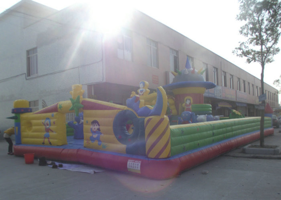 Het overmaatse Opblaasbare Kasteel van de Materialenbouncy Juming van de Pretpark Hoge Veiligheid