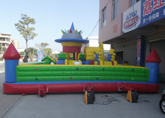 Het overmaatse Opblaasbare Kasteel van de Materialenbouncy Juming van de Pretpark Hoge Veiligheid