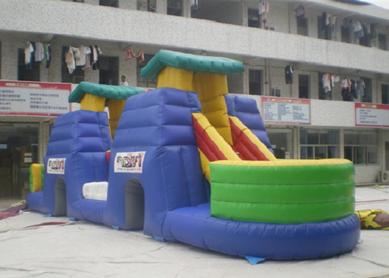Kinderen die Opblaasbaar Pretpark 20x6m spelen pvc van de Grootte Hoog Duurzaamheid