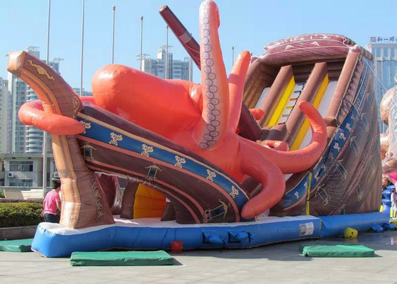 De reusachtige Octopus vormde Opblaasbaar Geteerd zeildoek ak-012 van Pretpark Duurzaam pvc