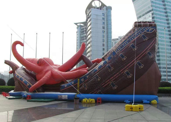De reusachtige Octopus vormde Opblaasbaar Geteerd zeildoek ak-012 van Pretpark Duurzaam pvc