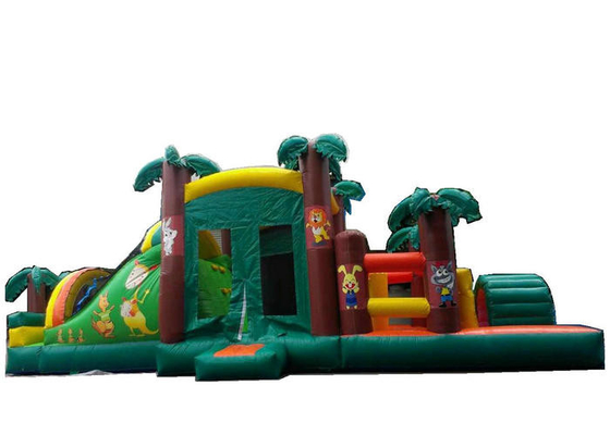 Het bos Levendige Patroon die van het Milieu Opblaasbare Pretpark io-001 drukken