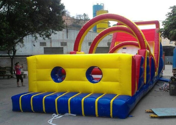 Naar maat gemaakt Reuze Opblaasbaar Veilig pvc Tarp van de Hinderniscursus voor Jonge geitjes Bouncy