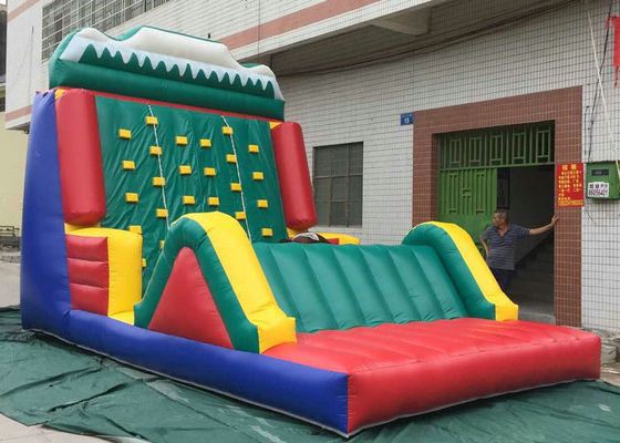 Het grote Opblaasbare Dubbel van het Sportenspeelgoed dat voor het Beklimmen van Kinderen wordt versterkt