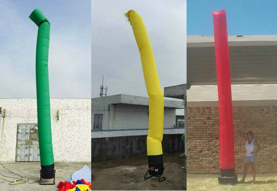 Van de Reclametekens van Durblepvc de Nylon Opblaasbare Kleurrijke Slag - omhoog Golvende Mens