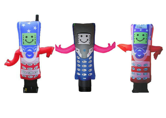 Het mobiele van de Reclametekens van Cellphone Opblaasbare Speelgoed van de de Binnenplaatspret pvc Met een laag bedekte