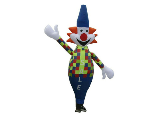 4 - 6m Hoogte het Opblaasbare Oog die van Reclametekens de Danser van de Clownlucht vangen