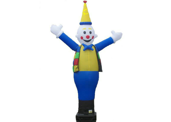 4 - 6m Hoogte het Opblaasbare Oog die van Reclametekens de Danser van de Clownlucht vangen