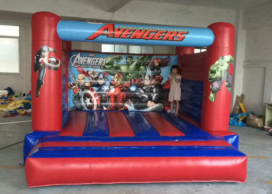 De superman drukte Binnenbouncy-Kasteelvlam - vertrager die Goedgekeurd SGS kenmerken