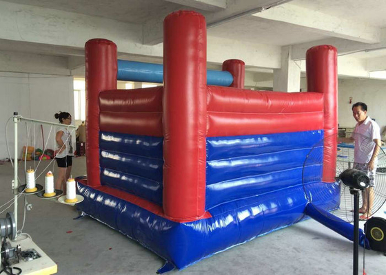 De superman drukte Binnenbouncy-Kasteelvlam - vertrager die Goedgekeurd SGS kenmerken