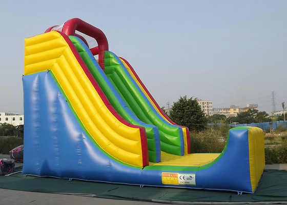 Het commerciële Opblaasbare Openluchtgeteerde zeildoek van Speelgoed Duurzame pvc voor Uitsmijter het Glijden