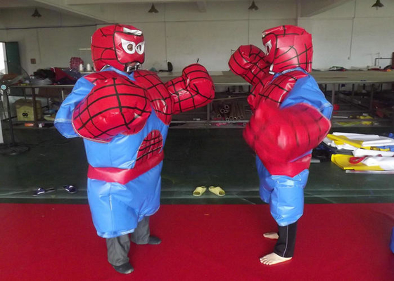 Oog die Sumo-het Kostuum van Worstelaarshalloween, het Opblaasbare Sumo Kostuum van Spiderman vangen