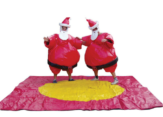De Kostuums van Sumo van de Kerstmiskerstman, Slag - omhoog Sumo-Kostuum voor Jonge geitjes/het Spel van Volwassenenkerstmis
