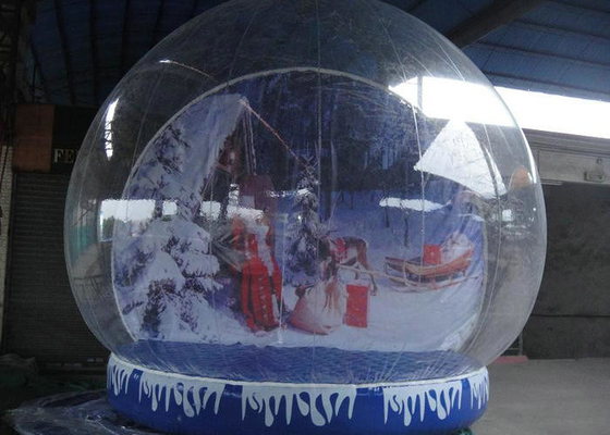 De ronde gaf Opblaasbare het Geteerde zeildoekbasis van Plato van de Sneeuwbol voor Regelmatige Decoratie gestalte