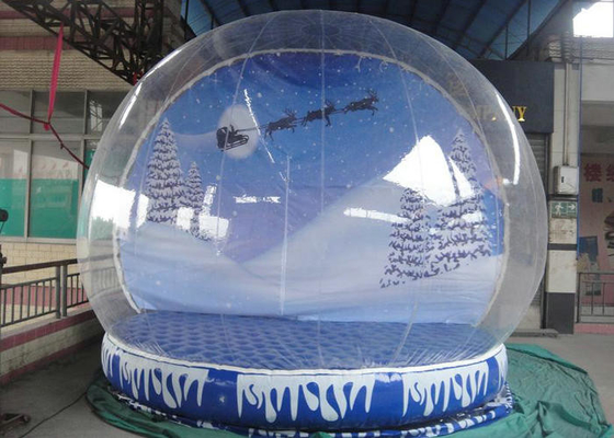 Waterdichte Kerstmisslag - omhoog Sneeuwbol, Opblaasbare de Bol Hoge Veiligheid van de Gazonsneeuw