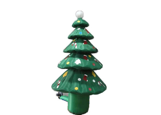 De adverterende Met een laag bedekte Nylon Materialen van de Bevorderings Opblaasbare Kerstboom pvc
