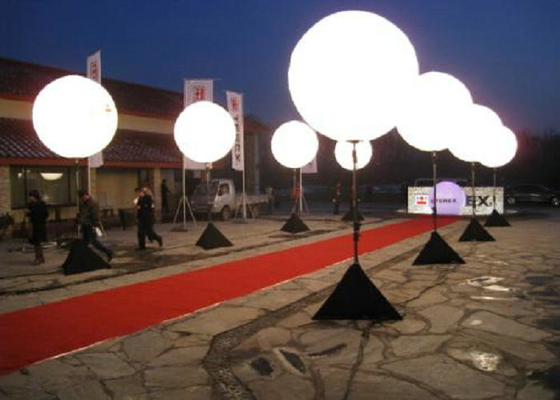 Wit Kleurenlicht op Ballons, Opblaasbare Verlichtingsdecoratie 1.5m Diameter