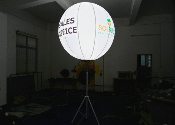 Wit Kleurenlicht op Ballons, Opblaasbare Verlichtingsdecoratie 1.5m Diameter