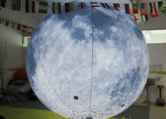 Opblaasbare LEIDENE van het aardepatroon Ballen, 0.2mm het Heliumballons van pvc met LEIDENE Lichten