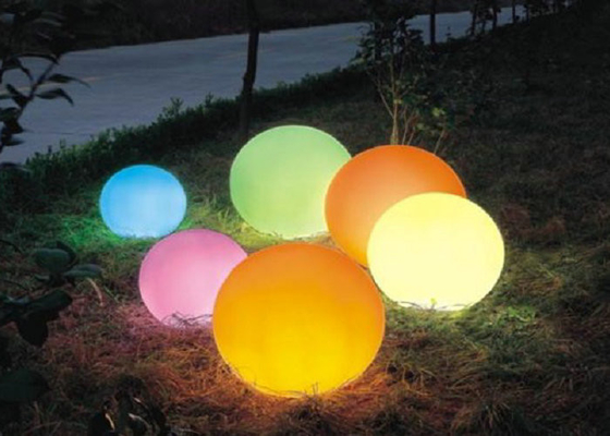 Gekleurd LEIDEN Licht op Inflatables-de Ballon van de het Heliumlucht van pvc voor Hemel Reclame