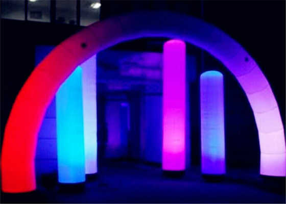 Gelijk makend Reclamezuil Opblaasbare LEIDEN Lamp Aangepast Gedrukt Embleem