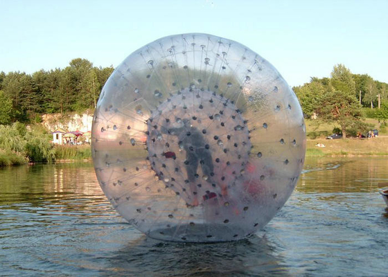 De duidelijke pvc-Aangepaste Kleur van de Poolhamster Bal drukte Hete Lucht Gelaste Technologie