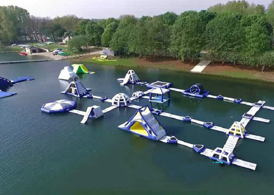 Het opwekken van Sporten die Waterpark, Opblaasbare Aqua-het Geteerde zeildoekmaterialen drijven van Parkpvc