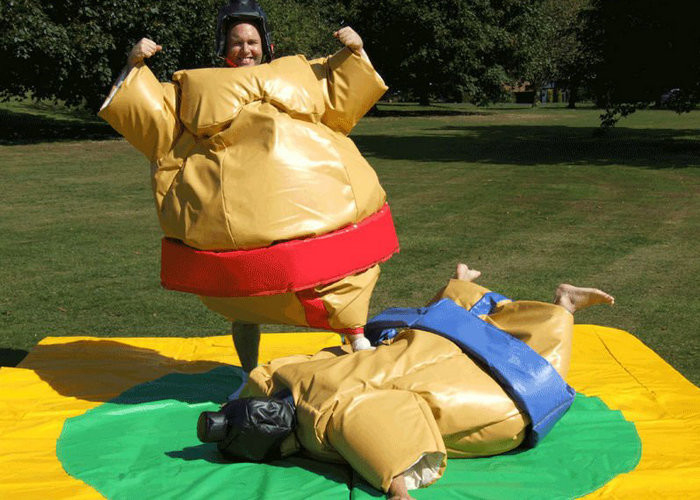 Volwassen het Vechten van Groottesumo Kostuums, Sumo-Kostuumkostuum Geen Scherp Geteerd zeildoek van Geurpvc