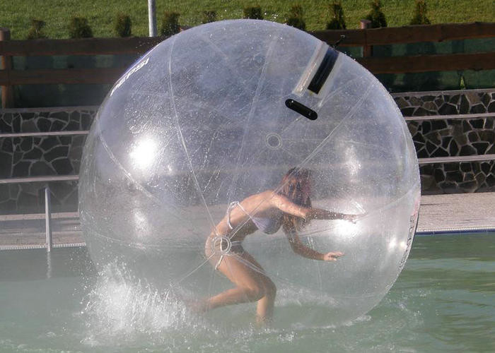 Aqua die Opblaasbaar Openluchtspeelgoed lopen 1.0mm Groot Diktepvc/TPU