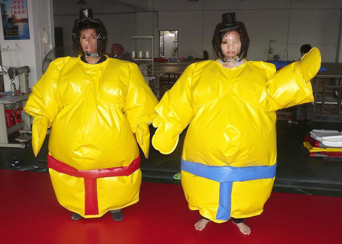 Het Worstelen van Sumo van de embleemdruk de Watten van de de Groottezijde van de Kostuumsdouane binnen het Zachte Raken