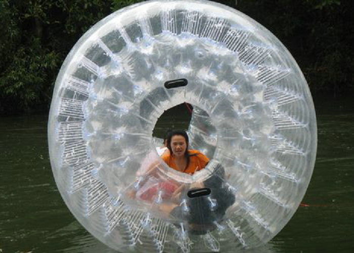 De duidelijke pvc-Aangepaste Kleur van de Poolhamster Bal drukte Hete Lucht Gelaste Technologie