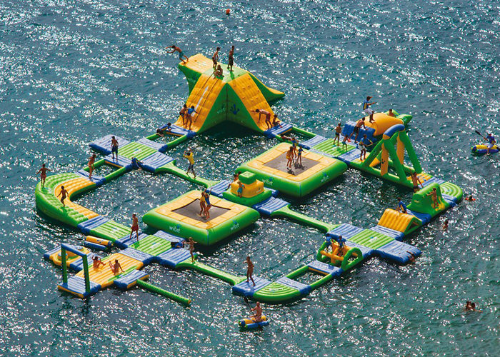 Hoog het Waterpark van Duurzaamheidsbouncy, Aqua-van het het Parkzeewater van het Sportenwater de Corrosiepreventieve maatregel